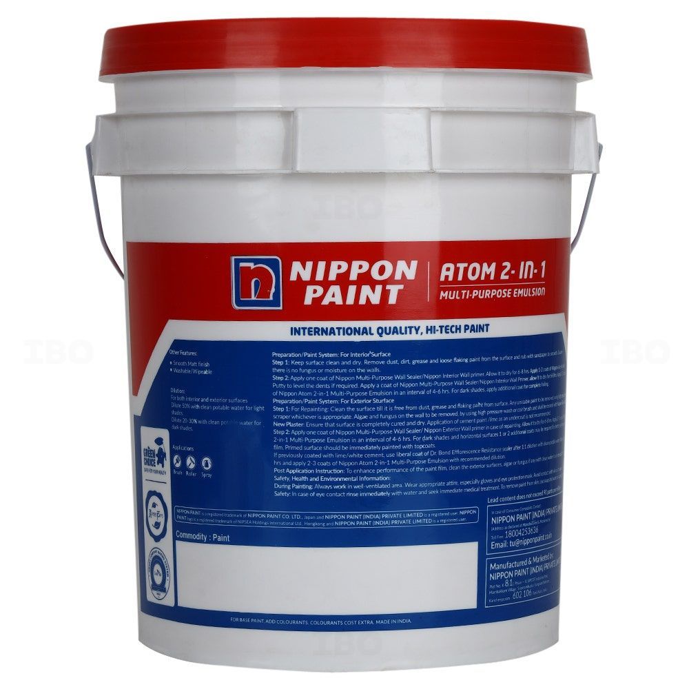 Nippon Atom 2 In 1 20 L AT 4B Exterior Emulsion - Base