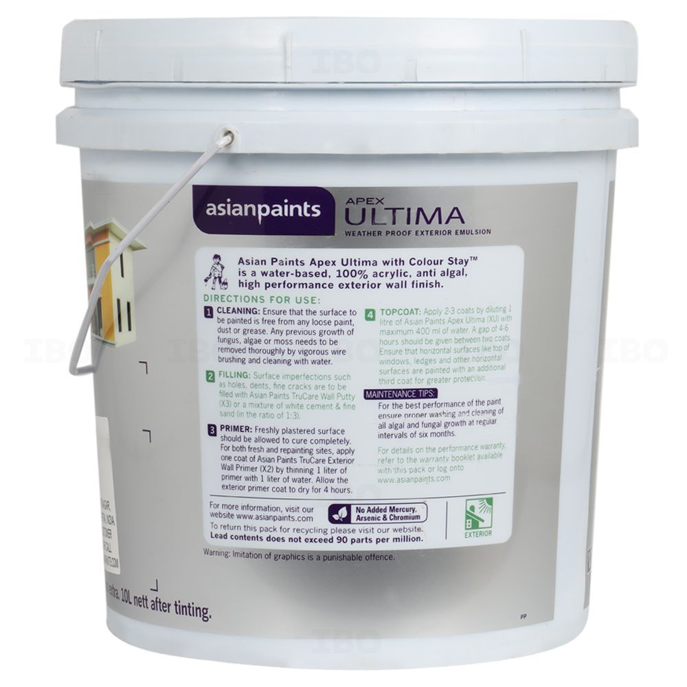 Asian Paints Apex Ultima 10 L Exterior Emulsion - Base