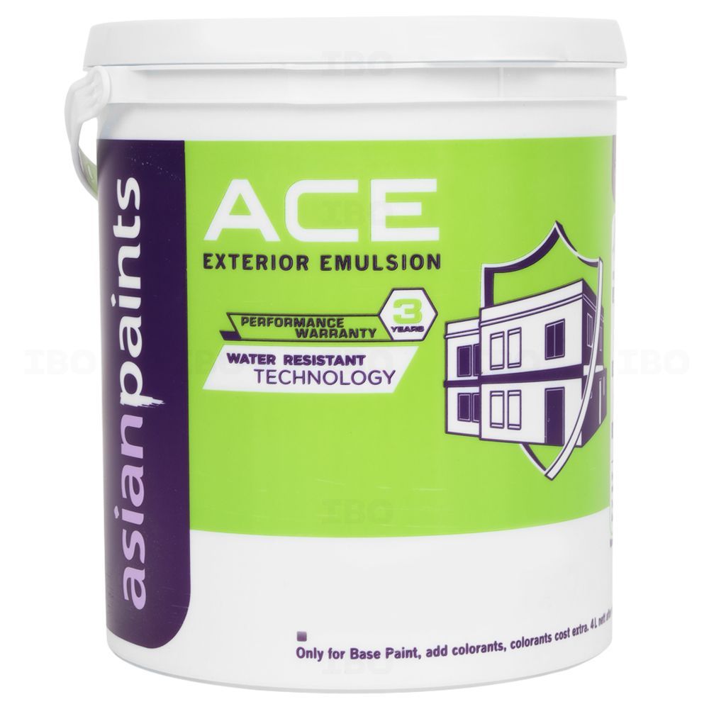 Asian Paints Ace 4 L White Exterior Emulsion - Color