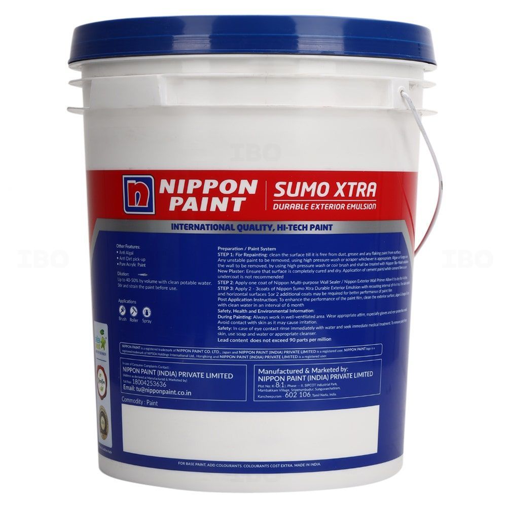 Nippon Sumo Xtra 19.5 L Base 3 Exterior Emulsion - Base