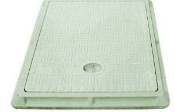 FRP Manhole Cover - Rectangular ELD 2.5 Ton