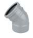 PipolE Pipes - SWR Pipes - Bend 45 - 4 inch (110 mm) Dia