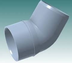 Ajay Pipes - SWR Fittings - Bend 45Degree - 4 inch (110 mm) Dia