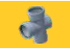 Ajay Pipes - SWR Fittings - Door Tee - 3 inch (90 mm) Dia