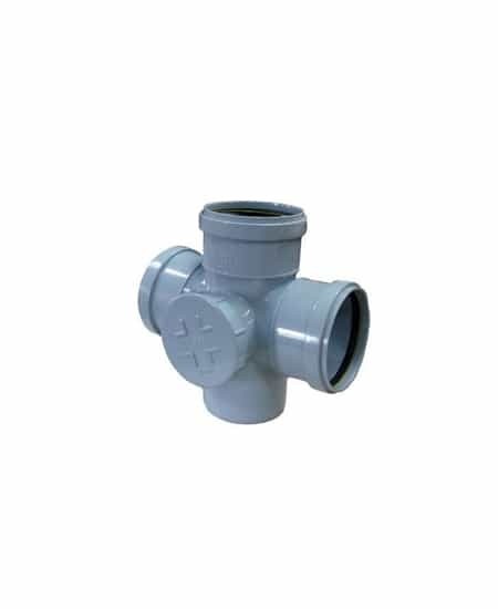 CROSS TEE WITH DOOR - 75mm